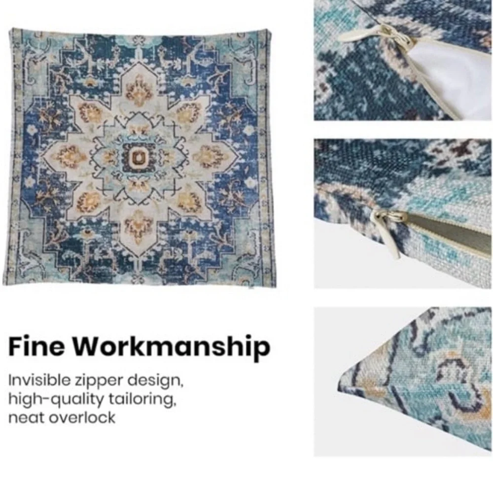 4 Boho Pillow Covers